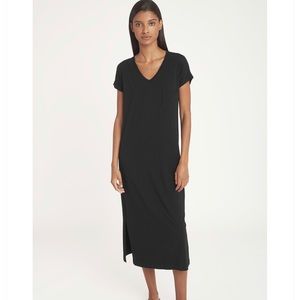 CUYANA Black Midi Dress